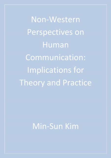 Book Cover for Non-Western Perspectives on Human Communication by Min-Sun Kim