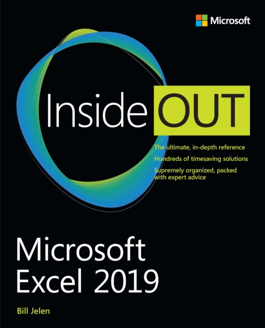 Book Cover for Microsoft Excel 2019 Inside Out by Bill Jelen