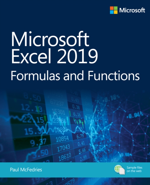 Book Cover for Microsoft Excel 2019 Formulas and Functions by Paul McFedries