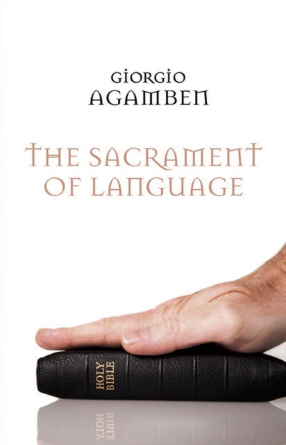 Book Cover for Sacrament of Language by Agamben, Giorgio