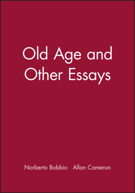 Book Cover for Old Age and Other Essays by Norberto Bobbio