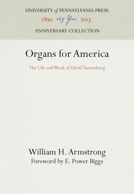 Book Cover for Organs for America by William H. Armstrong