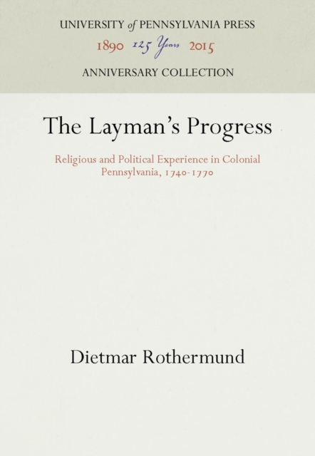 Book Cover for Layman's Progress by Dietmar Rothermund