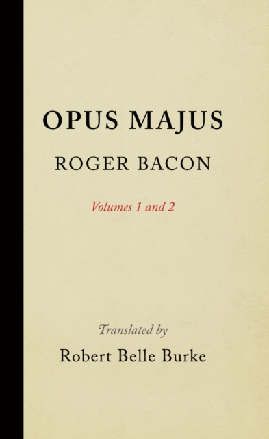 Book Cover for Opus Majus, Volumes 1 and 2 by Roger Bacon