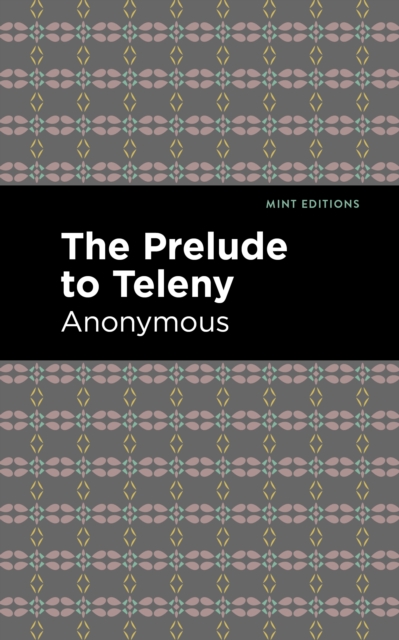 Book Cover for Prelude to Teleny by Anonymous