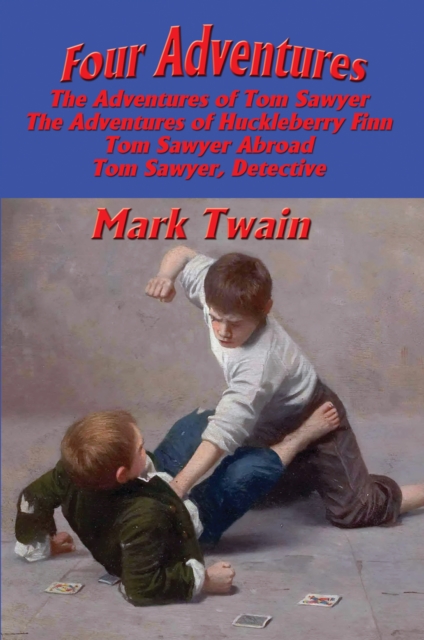 Book Cover for Four Adventures by Mark Twain
