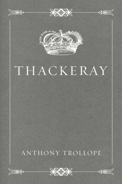 Book Cover for Thackeray by Anthony Trollope