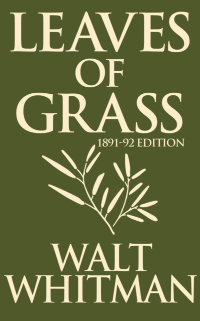 Book Cover for Leaves of Grass: 1891-1892 Edition by Walt Whitman