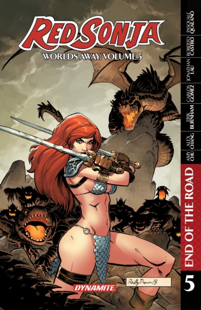 Book Cover for Red Sonja: Worlds Away Vol. 5: End of the Road by Erik Burnham