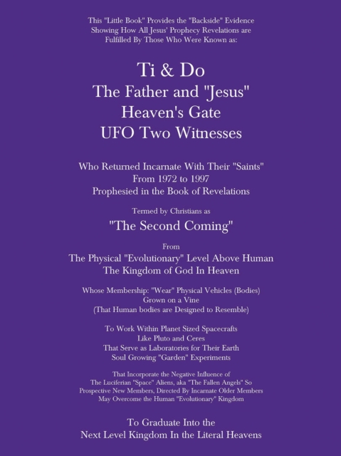 Book Cover for Ti & Do the Father & &quote;Jesus&quote; Heaven'S Gate Ufo Two Witnesses by Sawyer