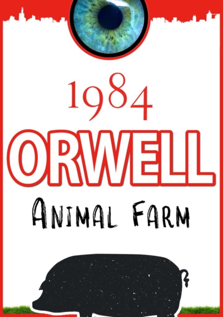 Book Cover for 1984 and Animal Farm by George Orwell