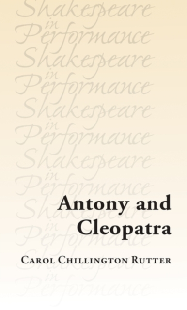 Book Cover for Antony and Cleopatra by Rutter, Carol Chillington