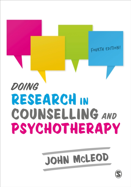 Book Cover for Doing Research in Counselling and Psychotherapy by John McLeod