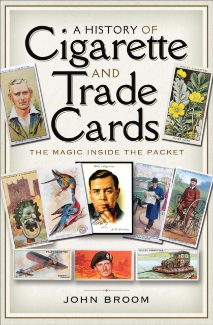 Book Cover for History of Cigarette and Trade Cards by John Broom