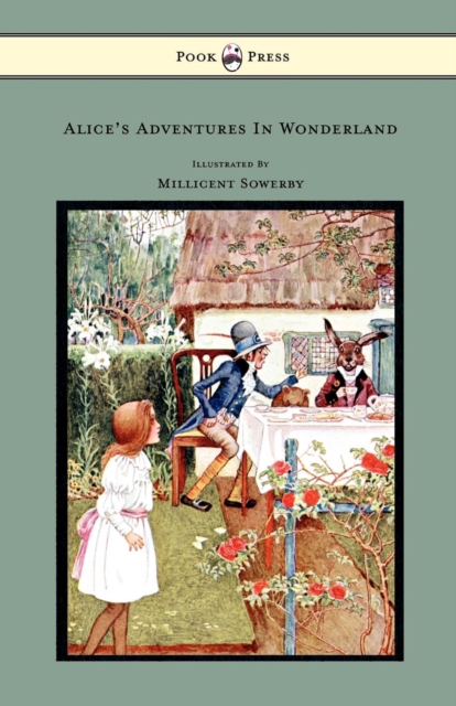 Book Cover for Alice's Adventures In Wonderland - With Illustrations In Black And White by Lewis Carroll