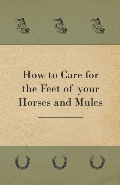 Book Cover for How to Care for the Feet of your Horses and Mules by Anon.