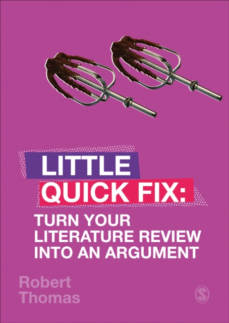 Book Cover for Turn Your Literature Review Into An Argument by Robert Thomas