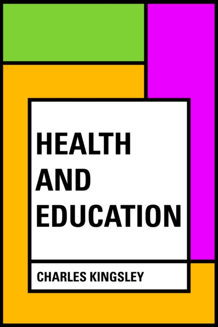 Book Cover for Health and Education by Charles Kingsley