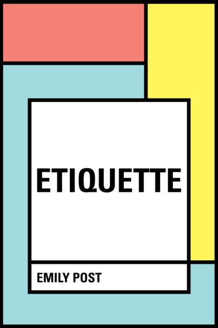 Book Cover for Etiquette by Emily Post