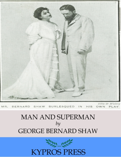 Book Cover for Man and Superman by George Bernard Shaw