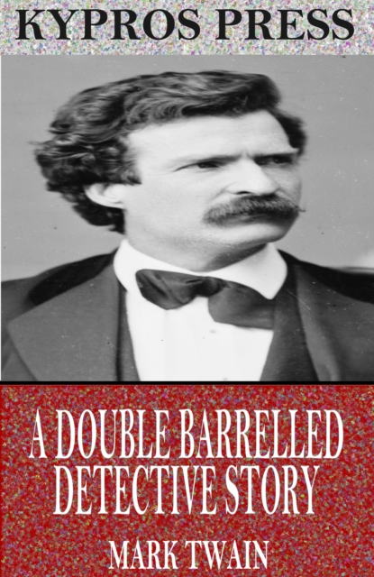 Book Cover for Double Barrelled Detective Story by Mark Twain