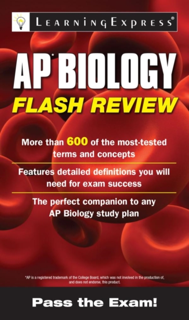 Book Cover for AP Biology Flash Review by LearningExpress LLC