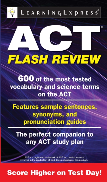 Book Cover for ACT Flash Review by Learning Express Llc