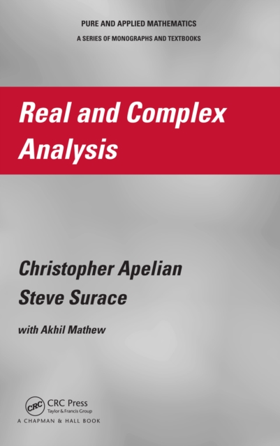 Book Cover for Real and Complex Analysis by Apelian, Christopher|Surace, Steve