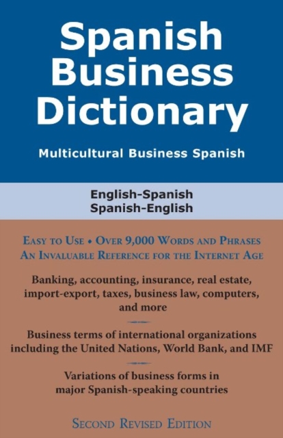 Book Cover for Spanish Business Dictionary by Morry Sofer