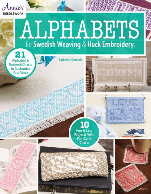 Book Cover for Alphabets for Swedish Weaving & Huck Embroidery by Katherine Kennedy