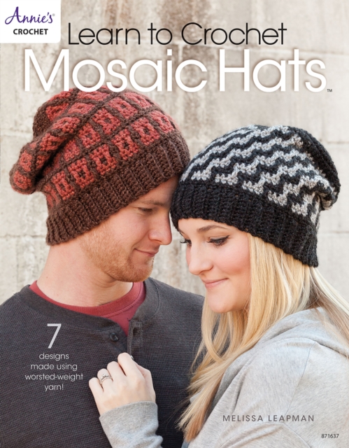 Book Cover for Learn to Crochet Mosaic Hats by Melissa Leapman