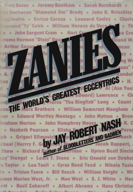 Book Cover for Zanies by Jay Robert Nash