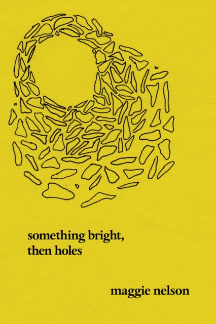 Book Cover for Something Bright, Then Holes by Maggie Nelson