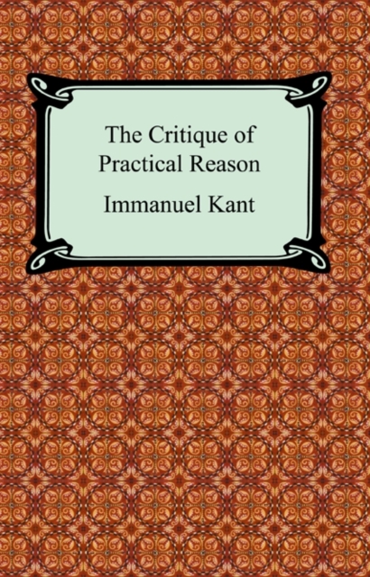 Book Cover for Critique of Practical Reason by Immanuel Kant