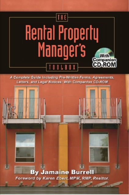 Book Cover for Rental Property Manager's Toolbox  A Complete Guide Including Pre-Written Forms, Agreements, Letters, and Legal Notices: With Companion CD-ROM by Jamaine Burrell