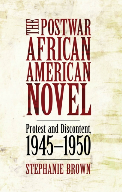 Book Cover for Postwar African American Novel by Stephanie Brown