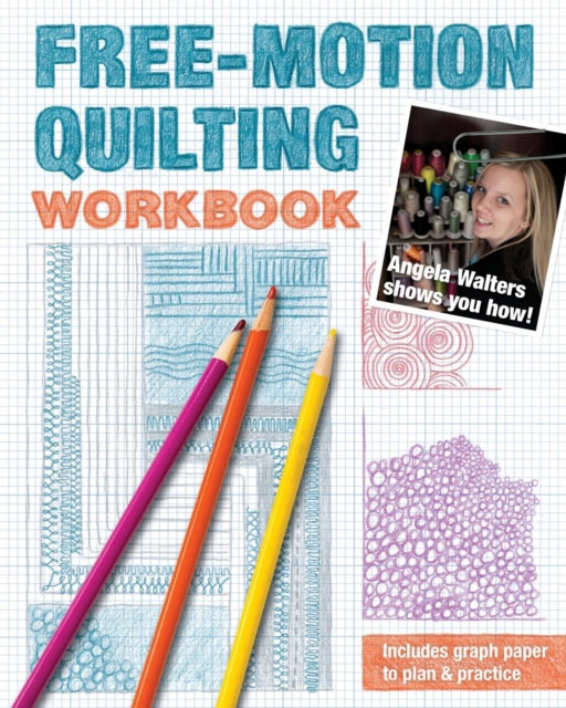 Book Cover for Free-Motion Quilting Workbook by Walters, Angela