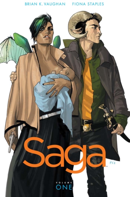 Book Cover for Saga Vol. 1 by Brian K. Vaughan