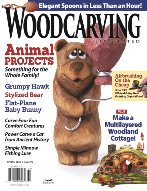 Book Cover for Woodcarving Illustrated Issue 90 Spring 2020 by Editors of Woodcarving Illustrated