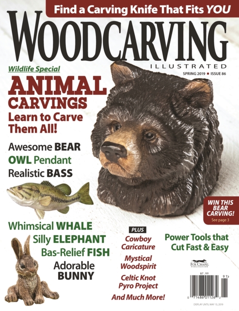 Book Cover for Woodcarving Illustrated Issue 86 Spring 2019 by Editors of Woodcarving Illustrated