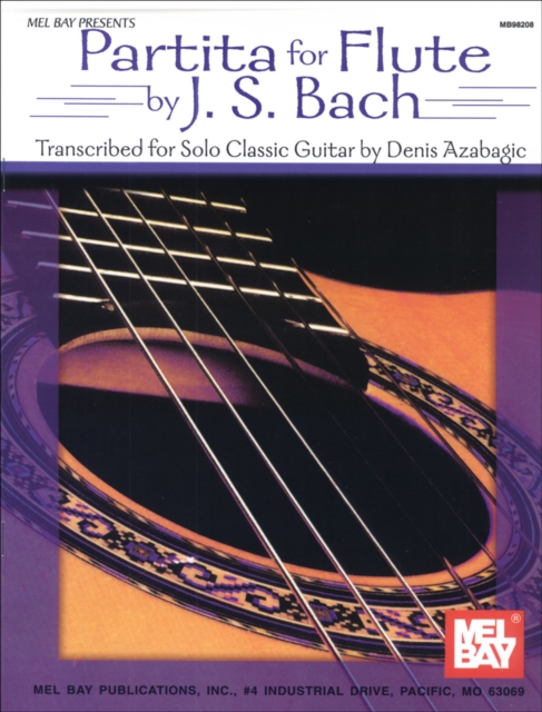 Book Cover for Partita for Flute by J. S. Bach by Johann Sebastian Bach