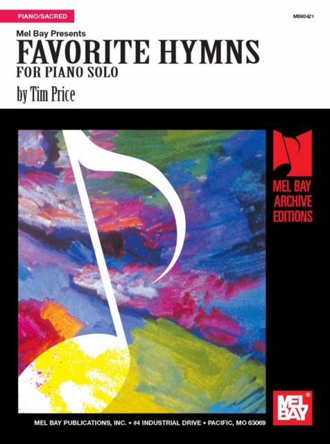 Book Cover for Favorite Hymns for Piano Solo by Price, Tim