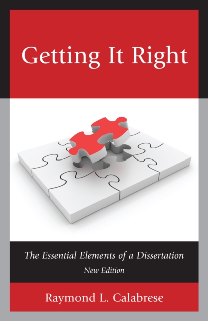 Book Cover for Getting It Right by Calabrese, Raymond L.