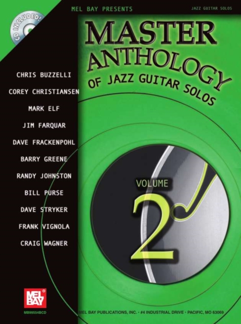 Book Cover for Master Anthology of Jazz Guitar Solos Volume 2 by MULTIPLE AUTHORS