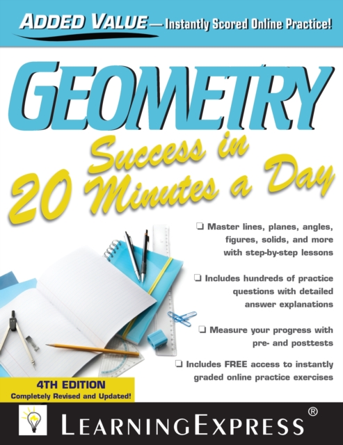 Book Cover for Geometry Success in 20 Minutes a Day by LearningExpress LLC