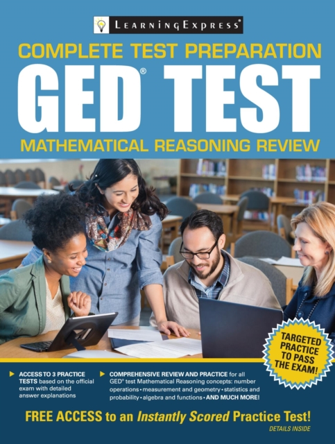 Book Cover for GED Test Mathematical Reasoning Review by LearningExpress