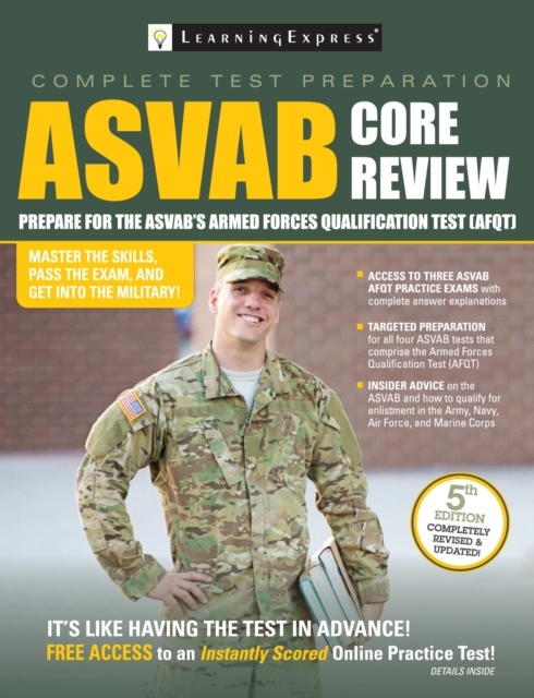 Book Cover for ASVAB Core Review by LearningExpress