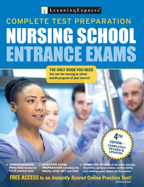 Book Cover for Nursing School Entrance Exams by LearningExpress