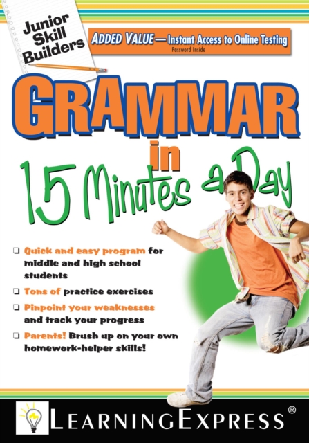 Book Cover for Junior Skill Builders: Grammar in 15 Minutes a Day by LearningExpress