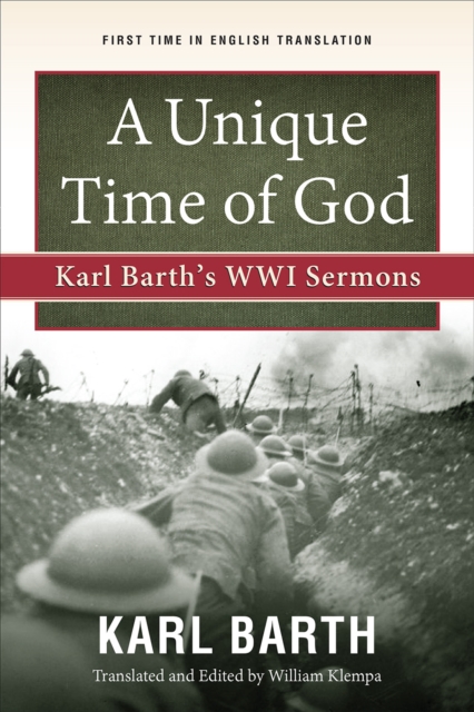 Book Cover for Unique Time of God by Karl Barth